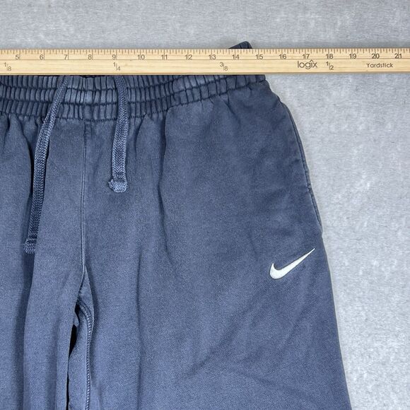 VTG Nike Sportswear Club Fleece Pants Men’s Size Large Blue Loose Fit W/ Pockets - Picture 5 of 13